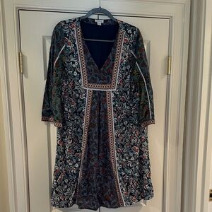 Sundance Floral 3/4 sleeve dress - EUC
